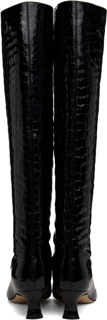 Tenisky a topánky BY FAR BY FAR Stevie 42 Tall Kitten Heel Boots Čierna | MWFBO066CL033BK001PL, 1