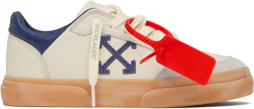 Nohavice Off-White Off-White Vulcanized Vintage Biela | OWIA288S25LEA0024045