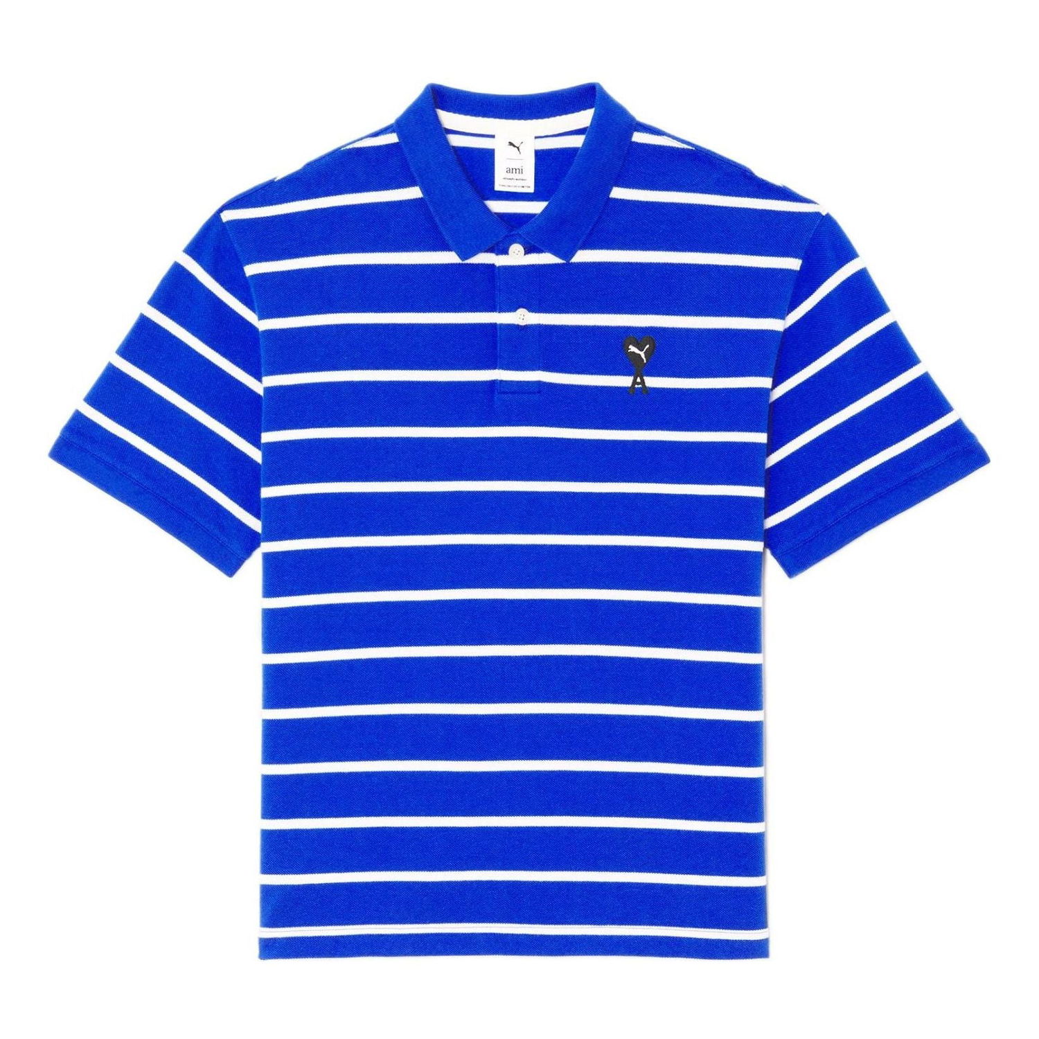 Polo tričko Puma Short Sleeve Striped Polo Shirt Modrá | 534067-93, 0