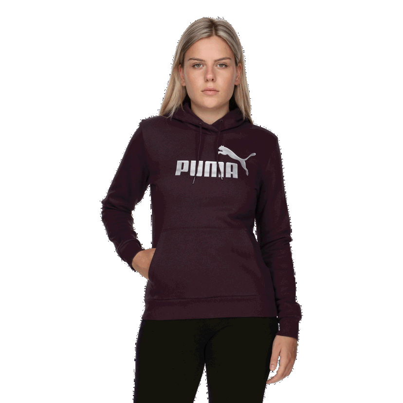 Mikina Puma ESS+ Metallic Logo Hoodie Fialová | 849958-46