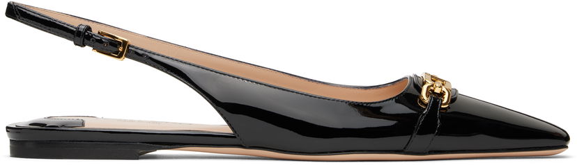 Doplnky Tom Ford Tom Ford Whitney Patent Leather Slingback Ballerinas Čierna | W3556-LCL072G