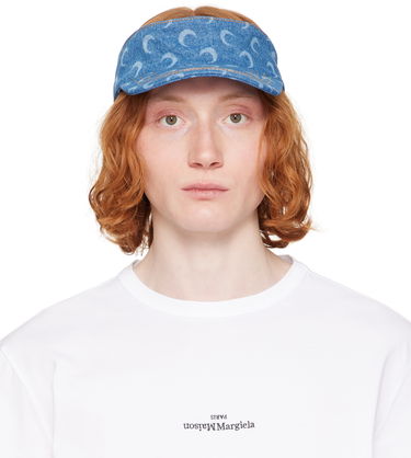 Klobúk Marine Serre Marine Serre Moon Laser Denim Visor Modrá | UHG037A CDEN0002, 0