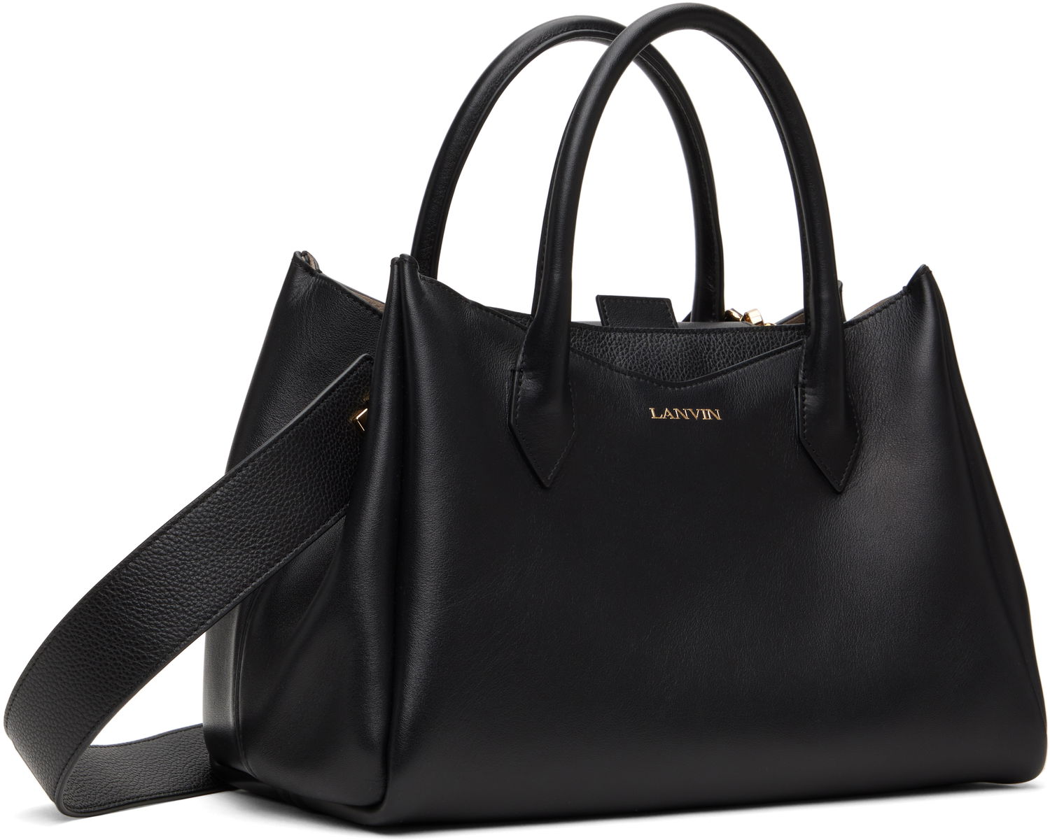 Kabelka LANVIN Lanvin L'Octave Leather Day Bag Čierna | LW-BGSC01-PIGR-A24, 1
