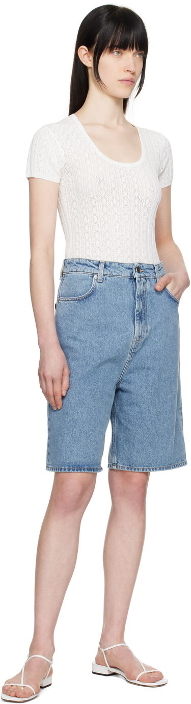 Tričko Loulou de Saison Loulou de Saison Silas Bodysuit Biela | SILAS, 4