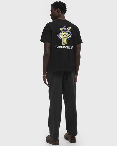 Tričko Casablanca Diamond Column Graphic T-Shirt Čierna | MPS25-JTS-001-06, 4