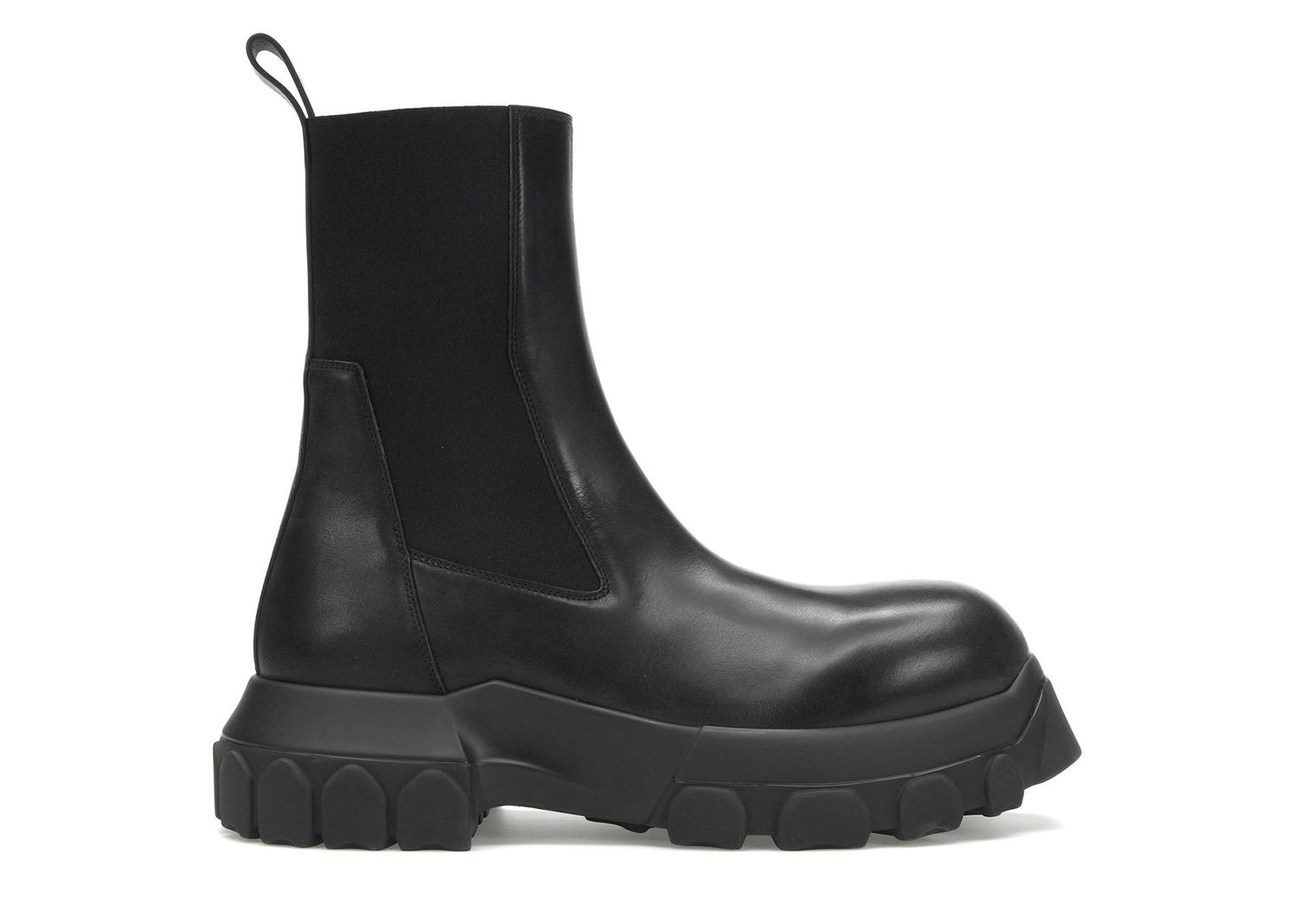 Tenisky a topánky Rick Owens Lido Beatle Bozo Tractor Leather Boots Čierna | RU01D3881-LOO-99, 0