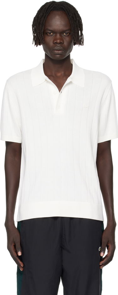 Polo tričko Lacoste Ribbed Knit Polo Biela | AH5339_70V, 0