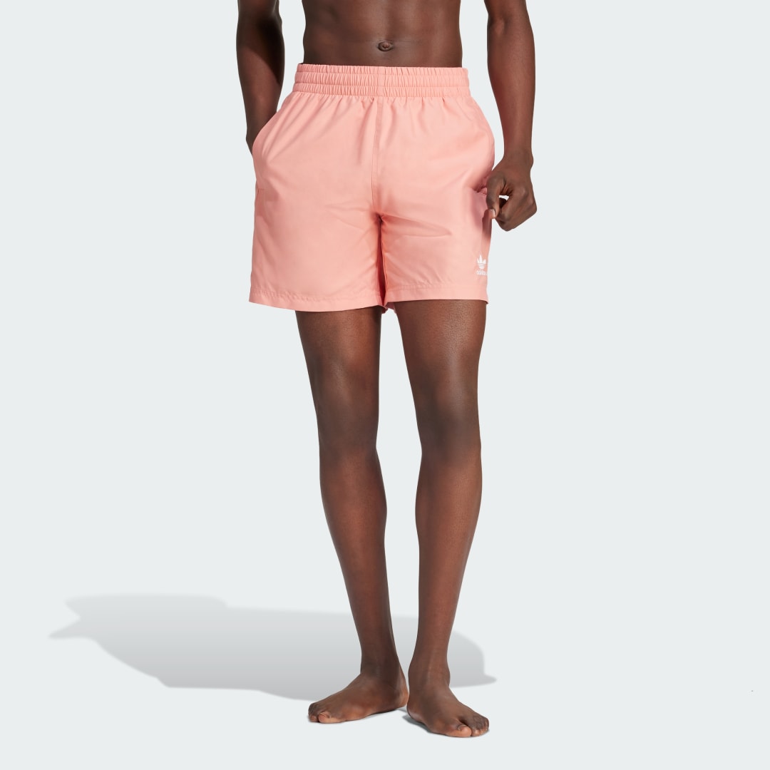 Plavky adidas Originals Originals Essentials Swim Shorts Ružová | IT8651, 0