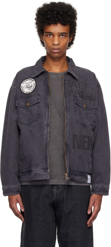 Bunda Neighborhood Neighborhood Duck Work Jacket Šedá | 242UTNH-JKM02, 0