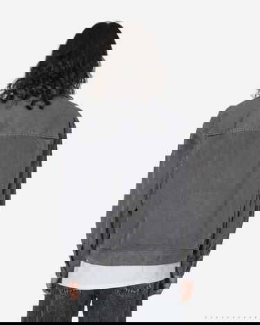 Bunda Cav Empt Overdye Brushed Cotton Button Jacket Charcoal Šedá | CES25JK12 CHCL, 3