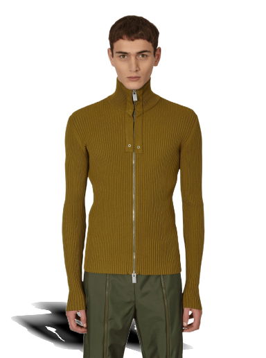 Košeľa 1017 ALYX 9SM Small Rib Zip-Up Sweater Green Oranžová | AAMKN0110YA01 GRN0004