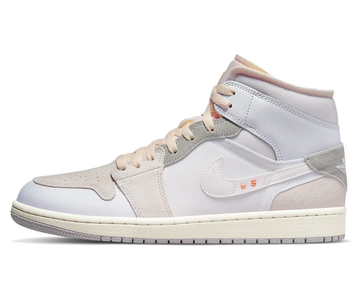 Air Jordan 1 Mid SE Craft "Inside Out White Grey"