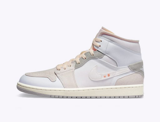 Tenisky a topánky Jordan Air Jordan 1 Mid SE Craft "Inside Out White Grey" Biela | DM9652 100