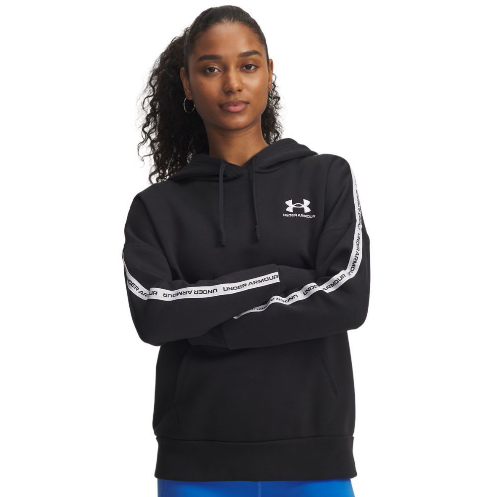 Mikina Under Armour Under Armour Icon Taped Hoodie Čierna | 6003708-004, 0