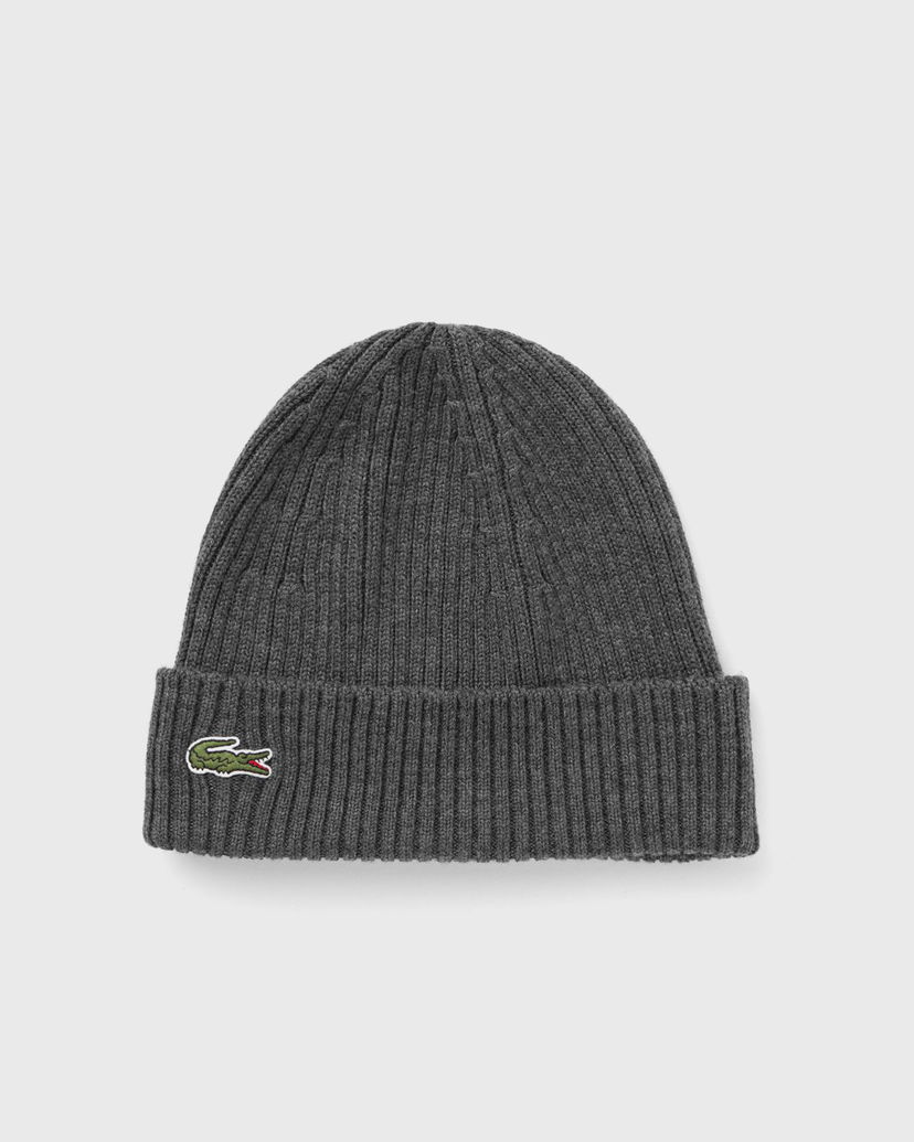 Kulicha Lacoste Lacoste Knitted Beanie Šedá | RB0001-050