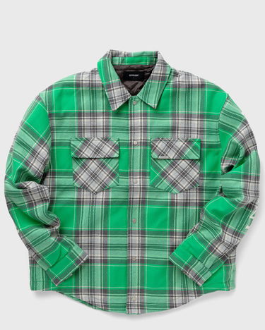 Košeľa Represent Clo Represent QUILTED FLANNEL SHIRT Zelené | ML2004-403, 0