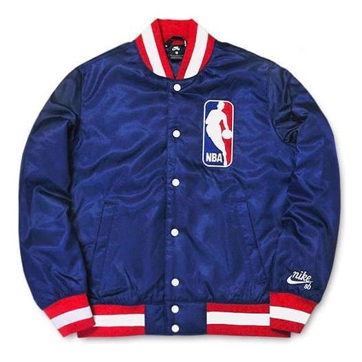Bomber bunda Nike SB Nike SB x NBA Bomber Jacket Modrá | AH3393-455, 0