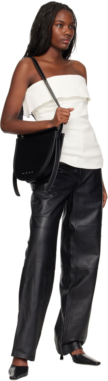 Tenisky a topánky BY FAR Selene Leather Mules Čierna | MWFHC018CL013BK001PL, 4