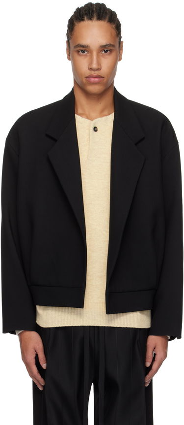 Bomber bunda Fear of God Fear of God Wool Gabardine Notch Lapel Blazer Čierna | FGE260-611GRB, 0