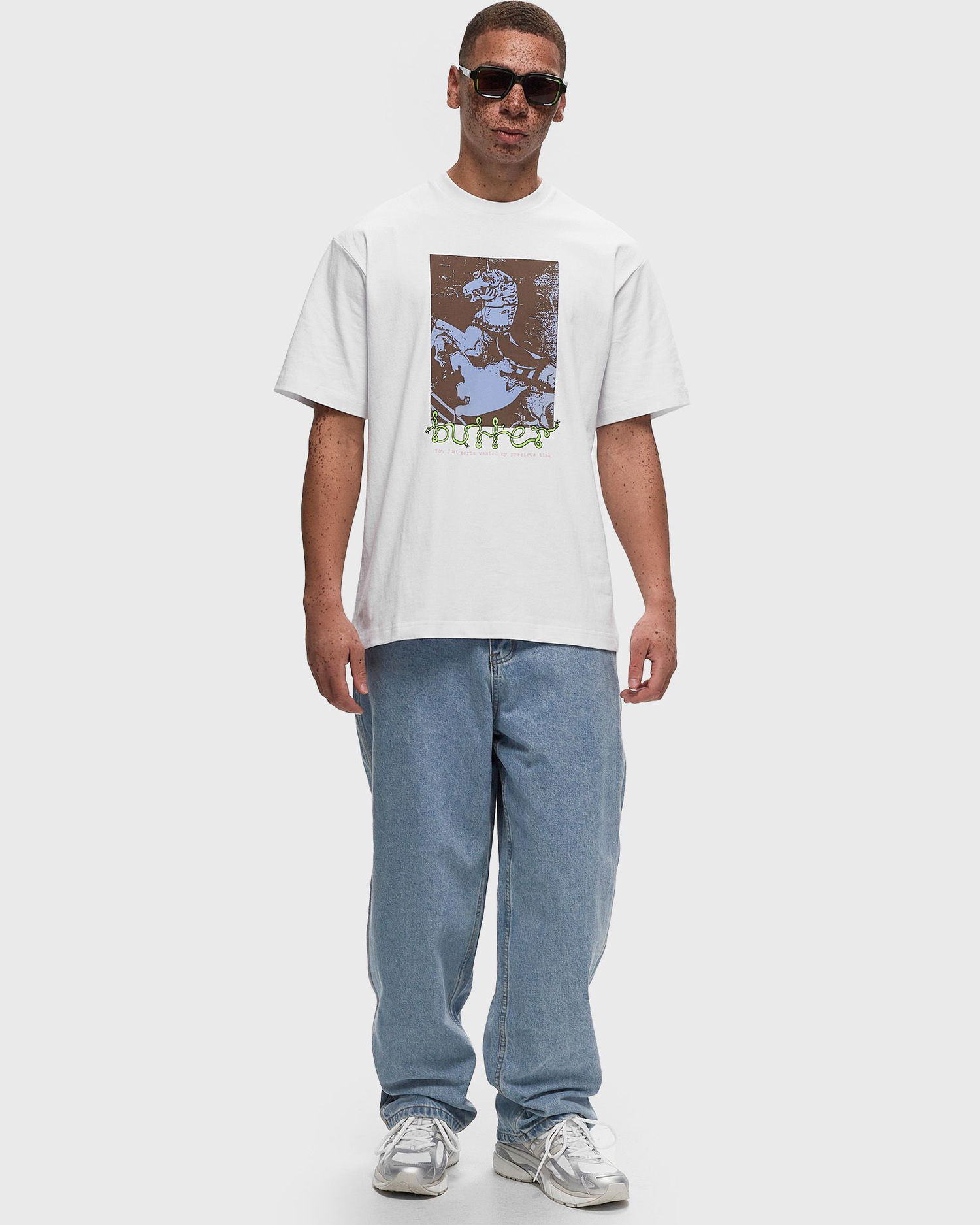 Tričko Butter Goods Carousel Tee Biela | P17842, 1