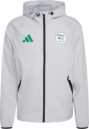 Vetrovka adidas Performance Algeria Tiro Tech Full Zip Windbreaker Jacket Šedá | JZ6253, 1