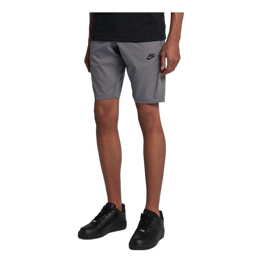 Šortky Nike Drawstring Logo Shorts Šedá | 886180-036, 0