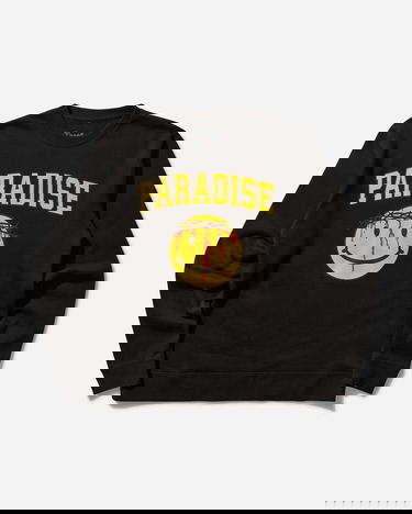 Mikina PARADIS3 Smiley Jesus Crewneck Sweatshirt Čierna | PASMILEYCREW 1, 0