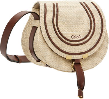 Taška cez rameno CHLOÉ Chloé Small Marcie Saddle Bag Béžová | CH25US680P19, 1