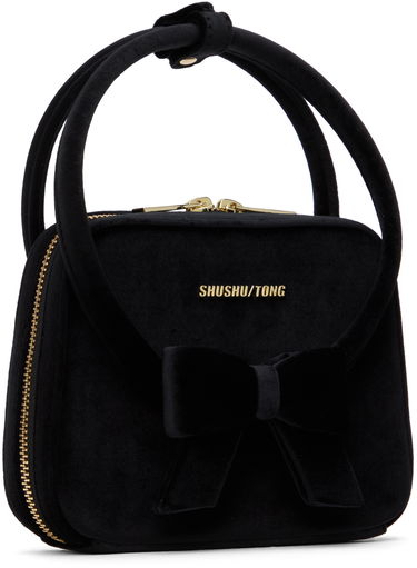 Kabelka SHUSHU/TONG SHUSHU/TONG Severine Velvet Bow Handbag Čierna | MWDDAC03 VEL100, 1