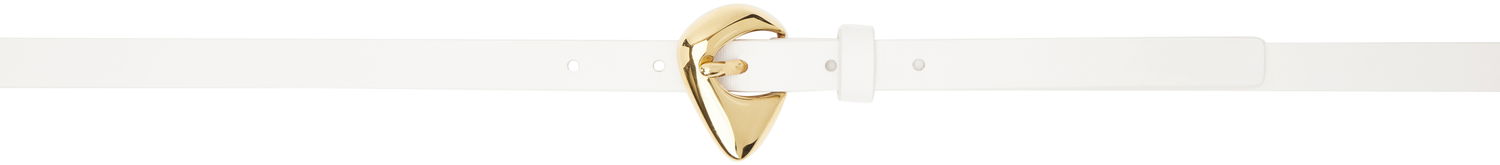 Opasok Bottega Veneta Bottega Veneta Fin Belt Biela | 805780 VALKO, 0