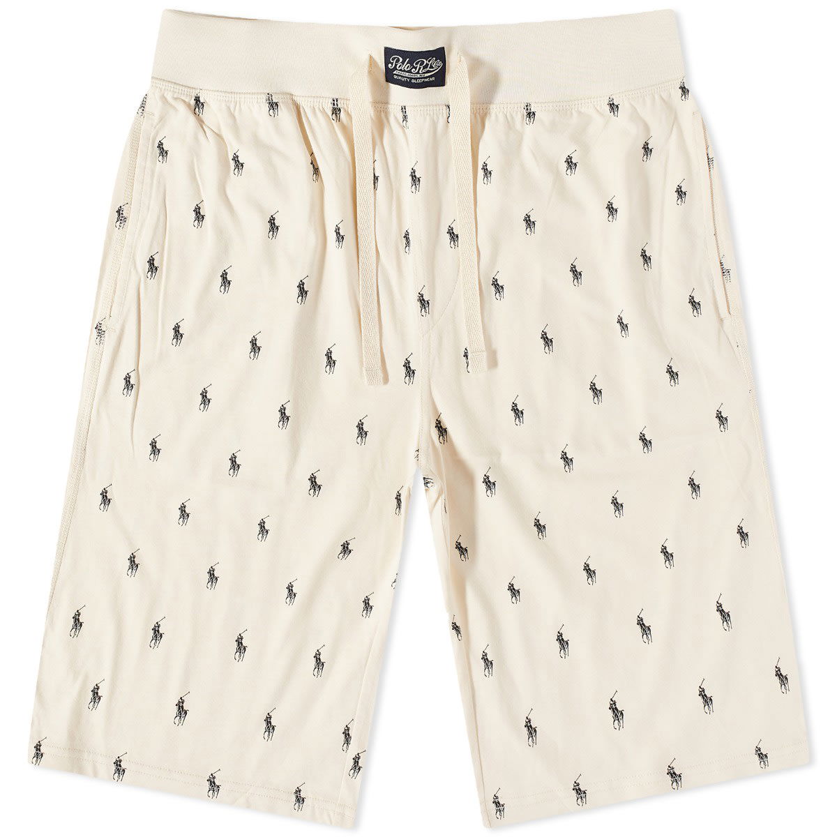 Pyžamo Polo by Ralph Lauren Sleepwear All Over Pony Sweat Shorts Béžová | 714899513004, 0