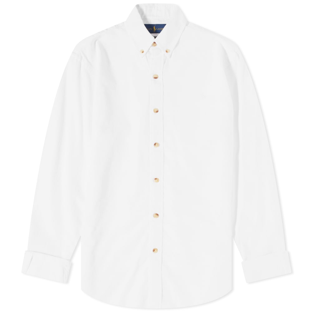 Košeľa Polo by Ralph Lauren Pique Button Biela | 710837297003, 0