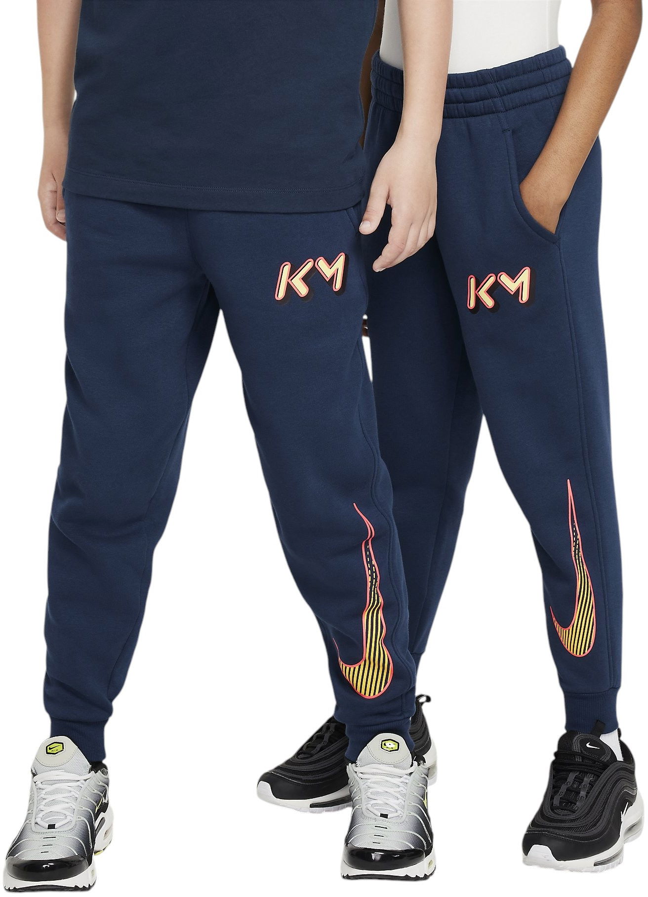 Tepláky Nike Kylian Mbappé Club Fleece Big Kids' Joggers Modrá | fz5322-478, 0