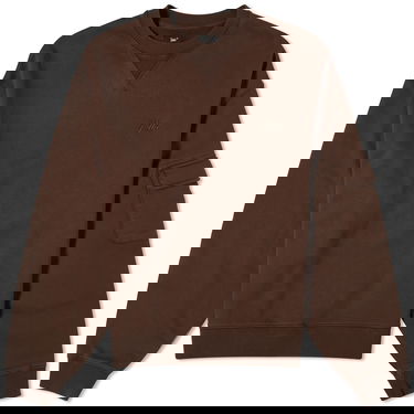 Sveter Patta Basic Pigment Dye Boxy Crewneck Hnedá | POC-BC23-DYE-PKT-BCS-001, 0