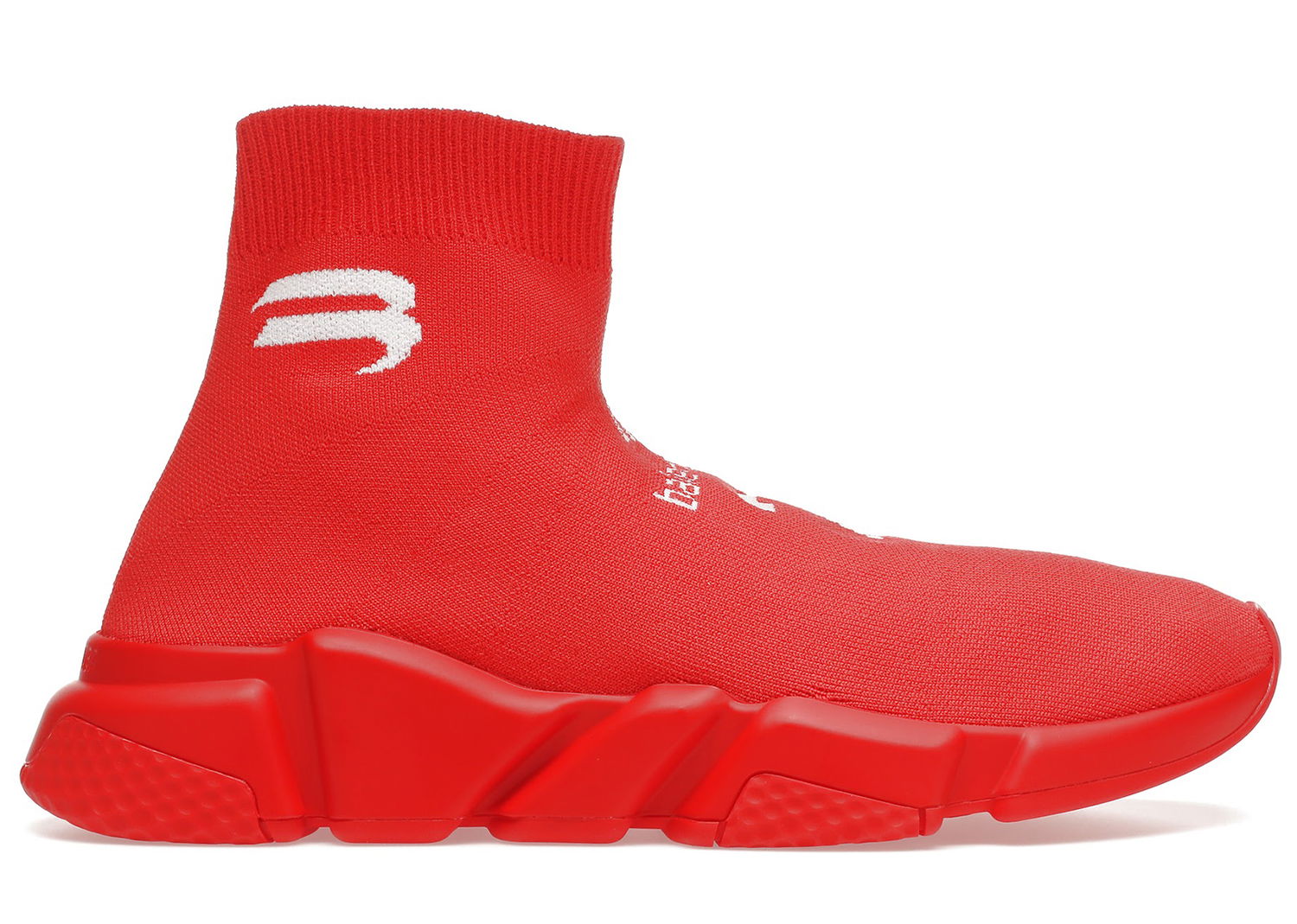Tenisky a topánky Balenciaga Speed Soccer Runner Intense Red White Červená | 645734 W2DBU 6990, 0