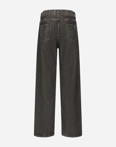 Džínsy Dolce & Gabbana Oversize Denim Jeans Čierna | GWVNXDG8LL7S9001, 1