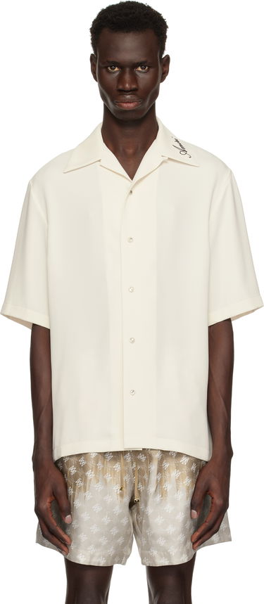 Košeľa AMIRI Amiri Camp Shirt Biela | AMSTCA1127, 0