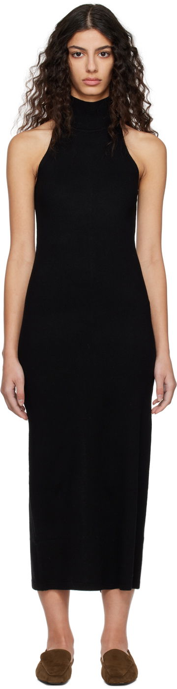 Šaty TOTEME Toteme Turtleneck Midi Dress Čierna | 231-6009-324, 0