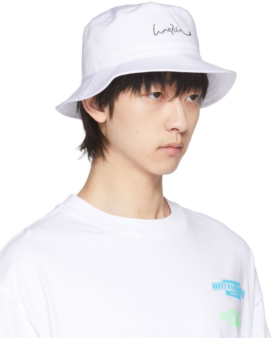 Šiltovka We11done We11done Hotfix Star Bucket Hat Biela | WD-AH1-22-410-U-WH, 1