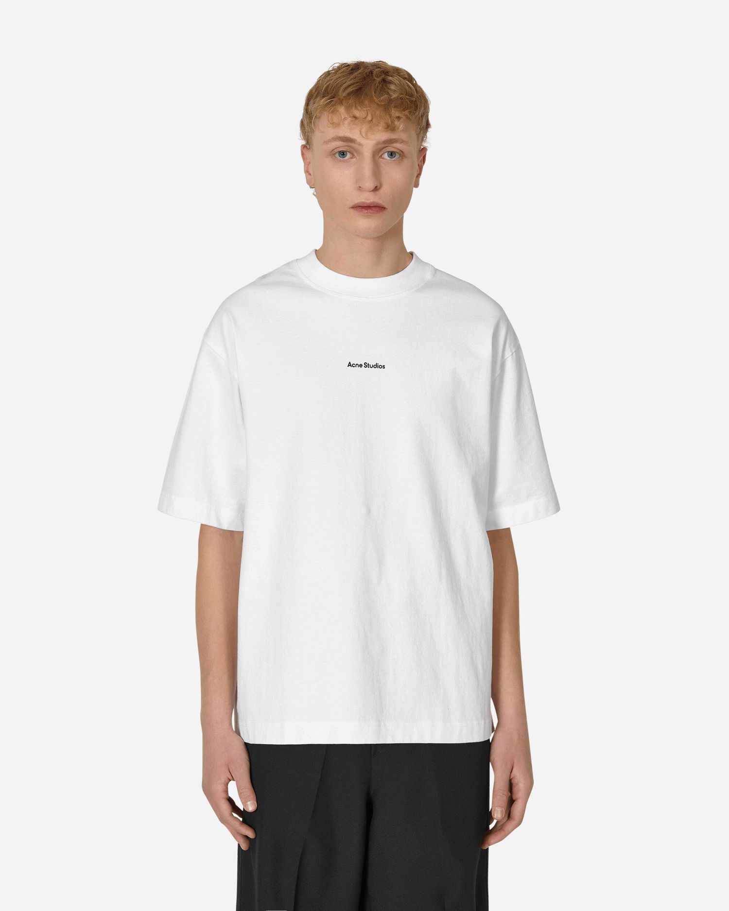 Tričko Acne Studios Extorr Stamp Logo Tee Biela | BL0278-183, 1