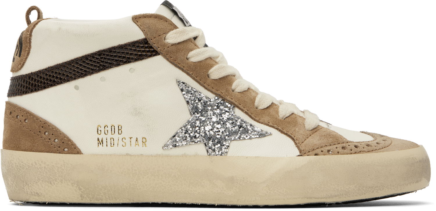 Tenisky a topánky Golden Goose Mid Star Sneakers Biela | GWF00122.F006158.11930, 0