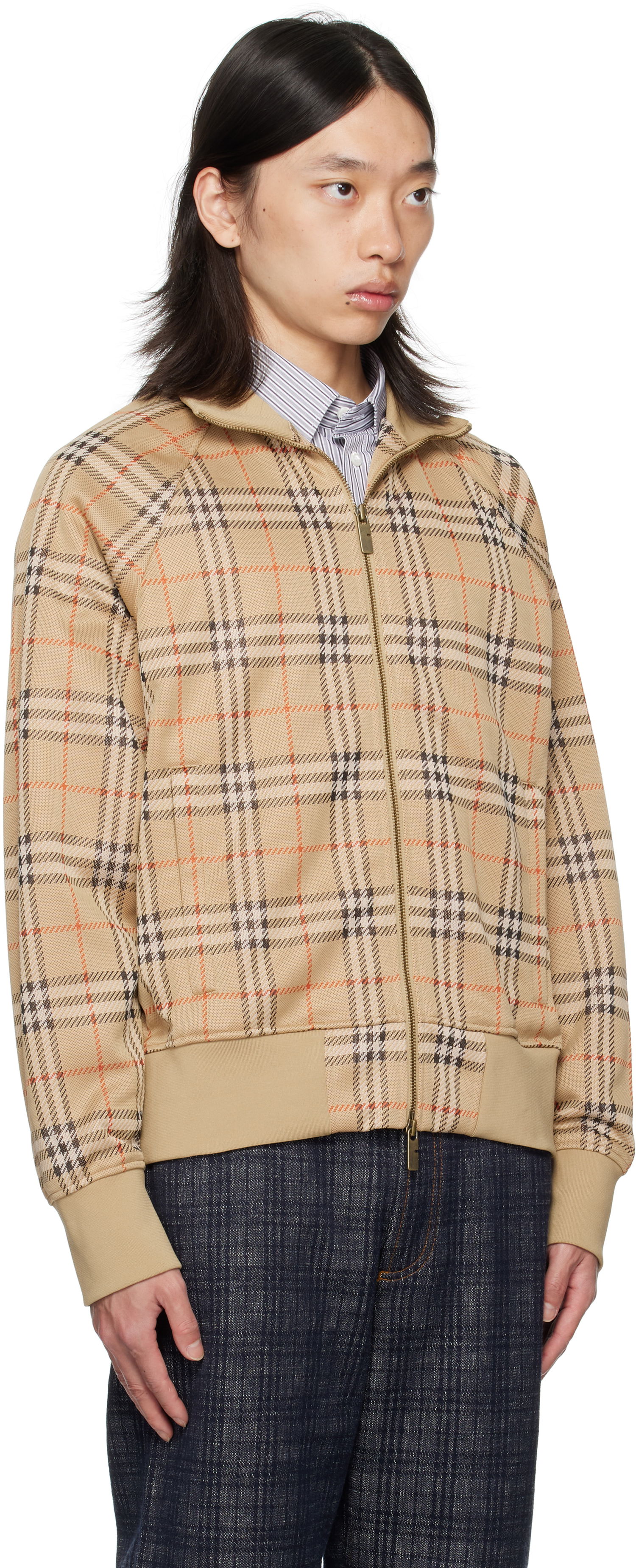 Súprava Burberry Burberry Check Track Jacket Béžová | 8113844, 1