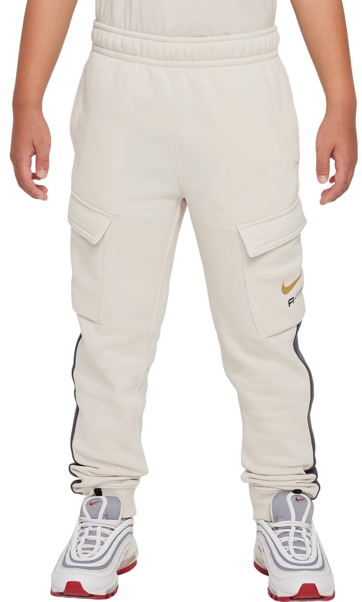 Cargo nohavice Nike Sportswear Air Fleece Cargo Pants Béžová | fv2342-104, 0