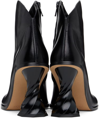 Oblečenie JW Anderson JW Anderson Twisted Heel Ankle Boots Čierna | ANW43211A, 1