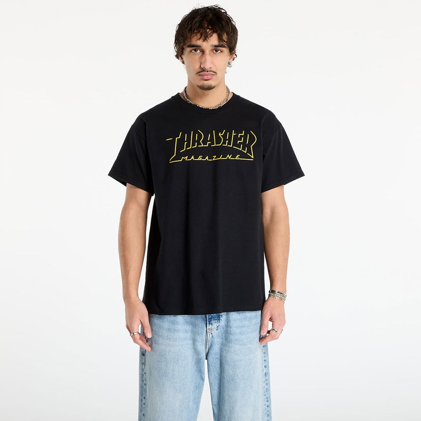 Tričko Thrasher T-Shirt Shadow Mag Logo Čierna | 145764
