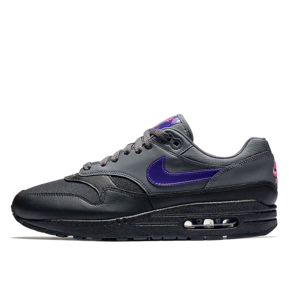 Tenisky a topánky Nike Air Max 1 Black Grey Purple Čierna | AR1249-002, 1