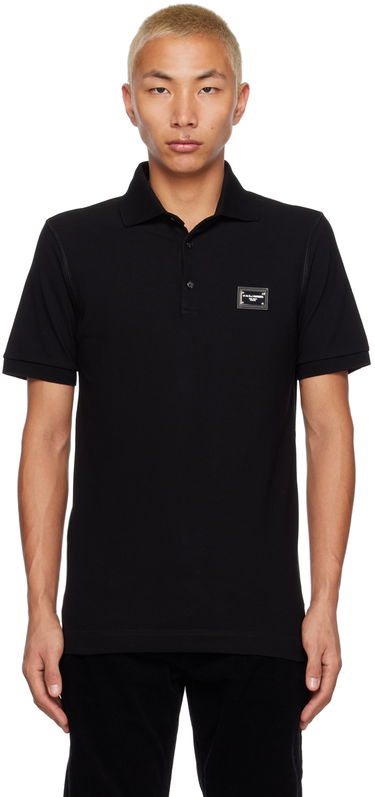 Polo tričko Dolce & Gabbana Black Tag Polo Čierna | G8PL4TG7F2H, 0