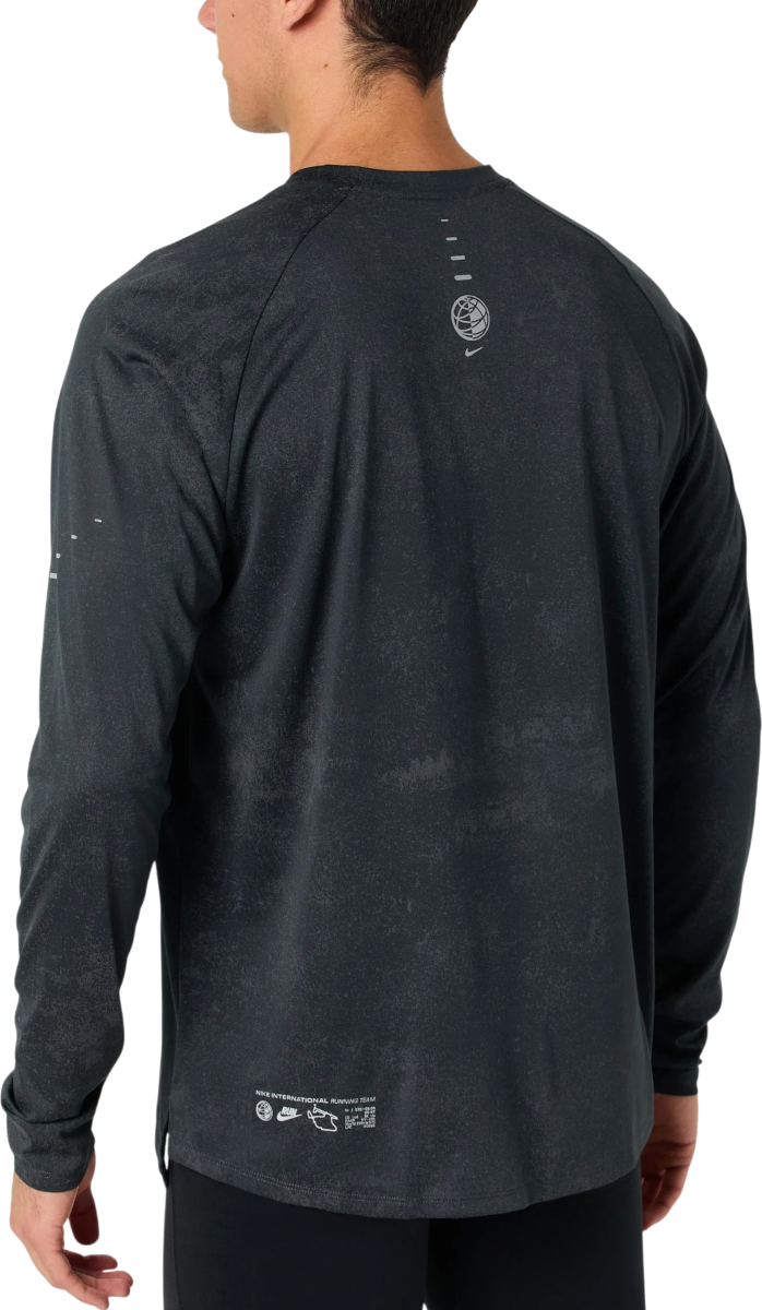 Tričko Nike Stride Long-Sleeved Shirt Čierna | im7836-045, 1