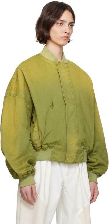 Bomber bunda JW Anderson JW Anderson Relaxed Cotton Bomber Jacket Zelené | JK0382-PG1767, 4