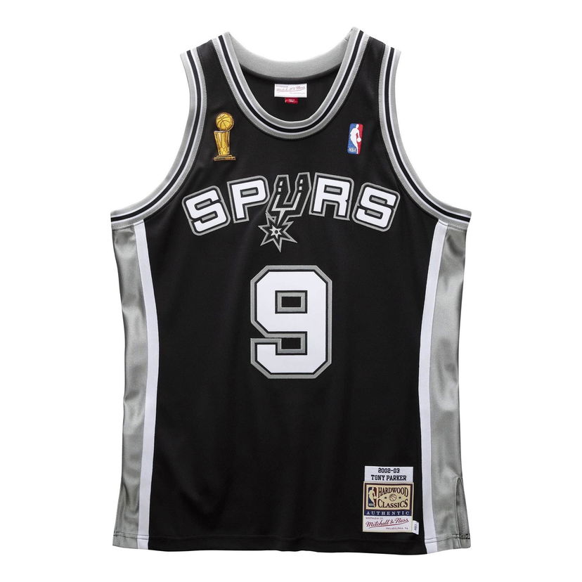 Dres Mitchell & Ness NBA San Antonio Spurs 2002-03 Tony Parker #9 Swingman Jersey Čierna | AJY4CP19172-SASBLCK02TPA